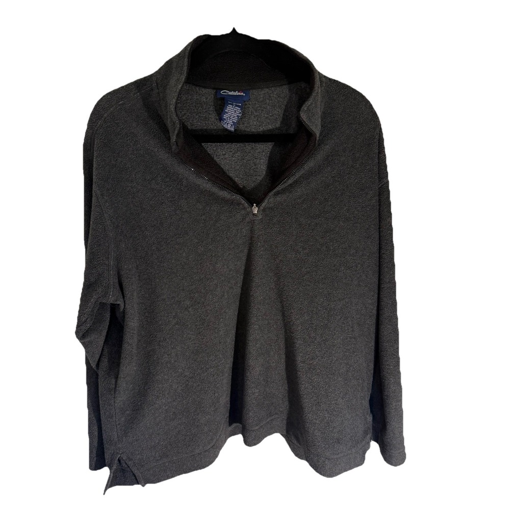 Catalina‎ Womens quarter-zip fleece pullover in size XL